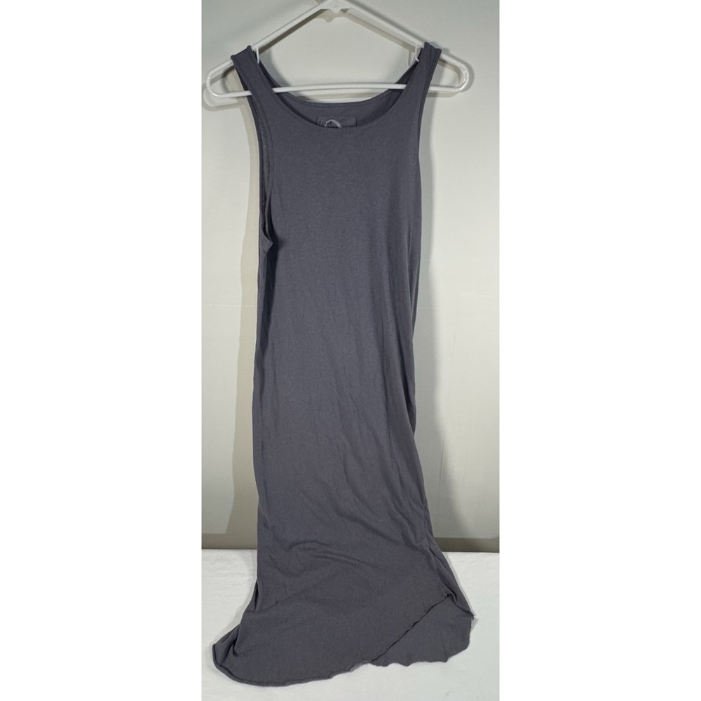Frank &‎ Eileen Tee Lab Midi Dress Women Sleeveless Asymmetric Raw Hem Sz M
